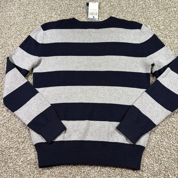 Polo Ralph Lauren Boys Crewneck Sweater Gray Spell Out Medium (10/12) NWT - Picture 5 of 7